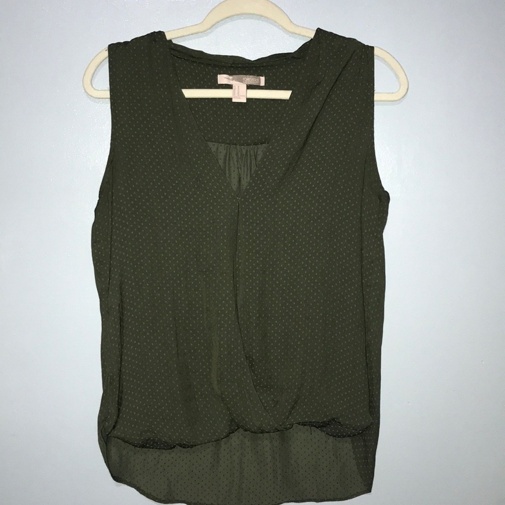 High low Polka Dot blouse